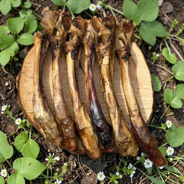 画像2: 【2回目以降おまけ付き】【合計2,600円で送料無料】薄めの骨でガジりやすい！２本でひと組の尺骨橈骨　長野県阿智村産【 常温保存可能 】 (2)