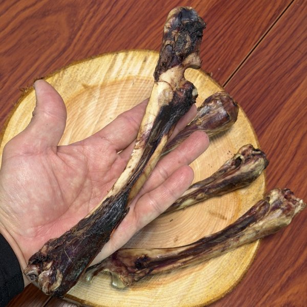 画像3: 【2回目以降おまけ付き】【合計2,600円で送料無料】薄めの骨でガジりやすい！２本でひと組の尺骨橈骨　長野県阿智村産【 常温保存可能 】 (3)