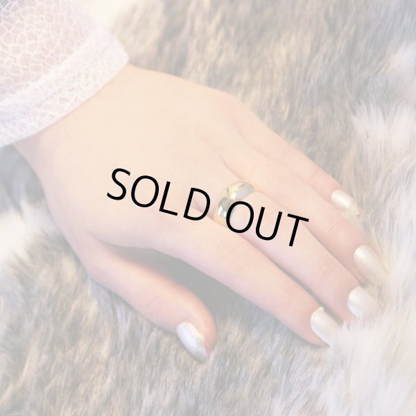 画像3: K24 純金 甲丸 リング 13号 10.28グラム お買い取り品 美しい鏡面の純金リングを再度磨き上げて新品と変わらない状態まで戻しました。 (3)