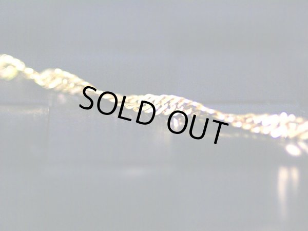 画像5: ☆1点限定☆ K18の幅広スクリューネックレス【送料無料】何十年も眠っていたホールマーク付きK18を磨き直したリユース品です。 (5)