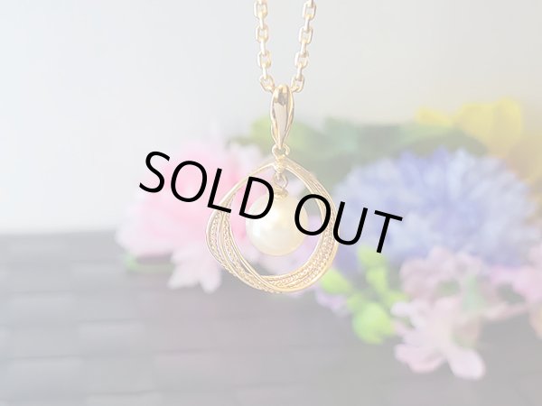 画像2: ☆1点限定☆K18パールペンダント【送料無料】 (2)