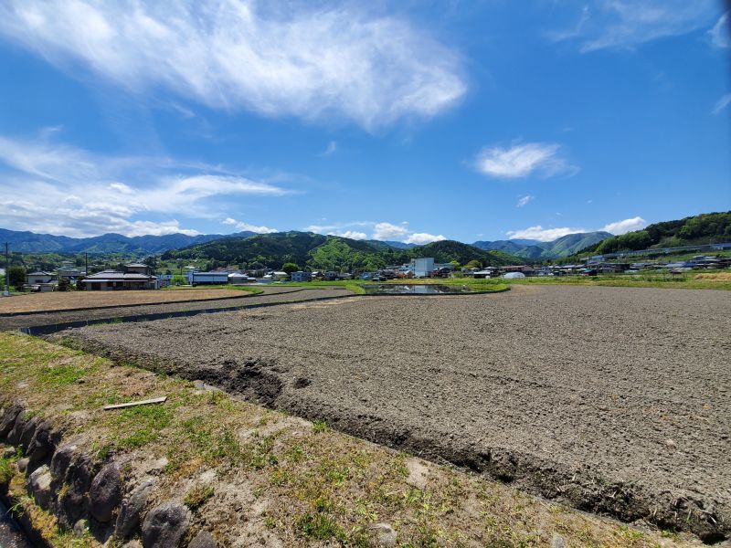 空が広い